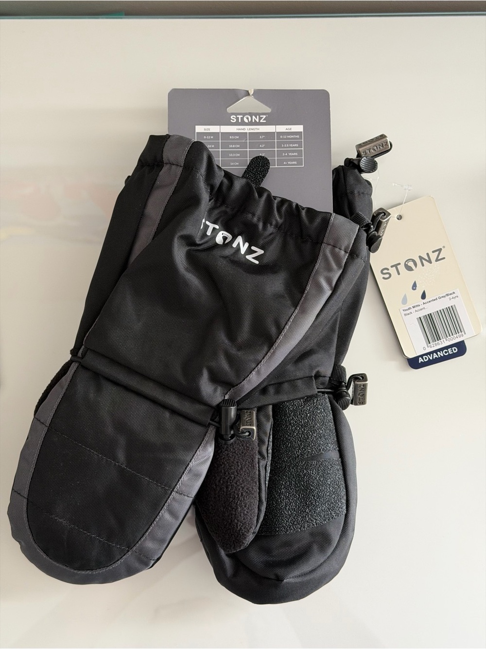 NEW Stonz 2-4T Waterproof Mittens